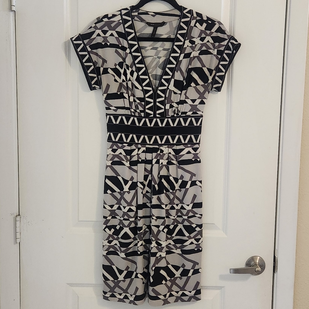 Black and Grey BCBG dress